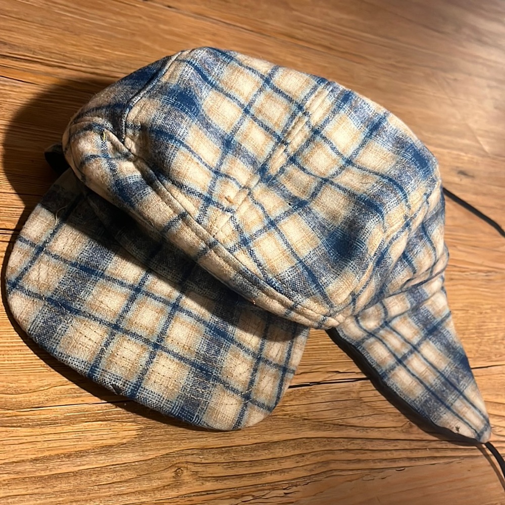 Pendleton wool plaid cap with ear flaps